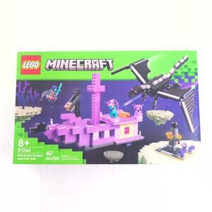 Lego Minecraft The Ender Dragon and End Ship New & Sealed In Box 657 Psc Age 8+